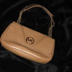 Tan Michael Kors Bag Pouch Clutch